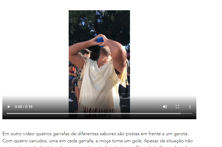 Um trago de&nbsp;corote